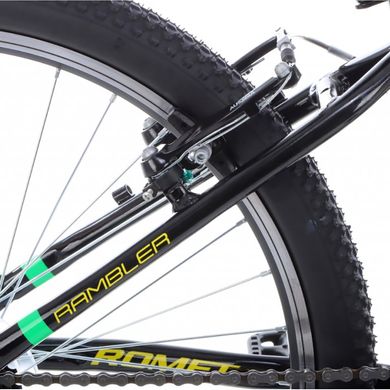 Велосипед Romet Rambler 24 черно-зеленый 13 S