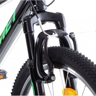 Велосипед Romet Rambler 24 чорно-зелений 13 S