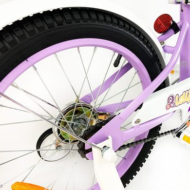 Велосипед RoyalBaby Chipmunk MM Girls 16", OFFICIAL UA, фиолетовый