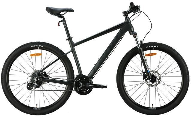 Велосипед 27.5" Leon XC 80 AM Hydraulic lock out HDD рама-18" серый с черным (матовый) 2024