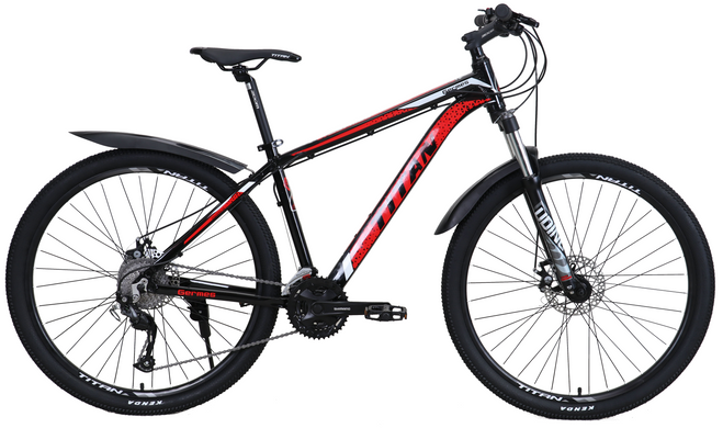 Велосипед Titan 27,5" Germes Рама-17" black-red