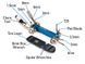 Мультитул Park Tool IB-3 I-Beam 1.5/2/2.5/3/4/5/6/8, Т25, отвёртка, выжимка цепи, борт. лопатка 3 из 3