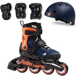 Роликовые коньки Rollerblade Cube 2021 midnight blue-warm orange 36.5-40.5