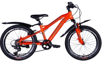 Велосипед AL 20" Formula BLACKWOOD AM Vbr малиновый с крылом Pl 2024 (оранжевый)