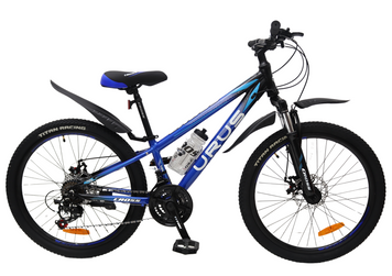 Велосипед CrossBike 24" URUS 2024 Рама-11" blue