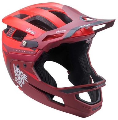 Шлем Urge Gringo de la Pampa красный L/XL, 58-62 см