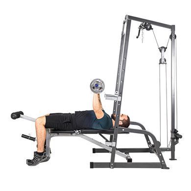 Многофункциональный атлас со скамейкой для тренировок inSPORTline Power Rack PW60