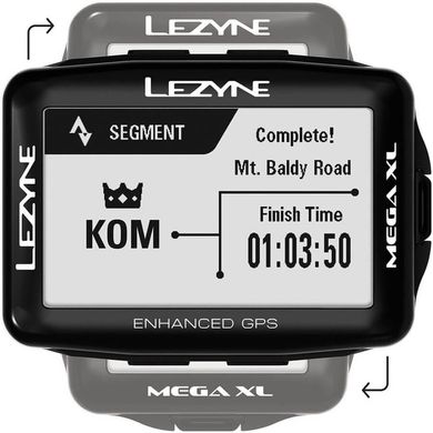 GPS компьютер Lezyne MEGA XL GPS SMART LOADED Черный Y13