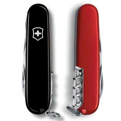 Нож складной Victorinox CLIMBER UKRAINE, черно-красный, 1.3703.3.1