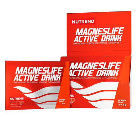 Спортивное питание Nutrend Magneslife Active Drink, апельсин