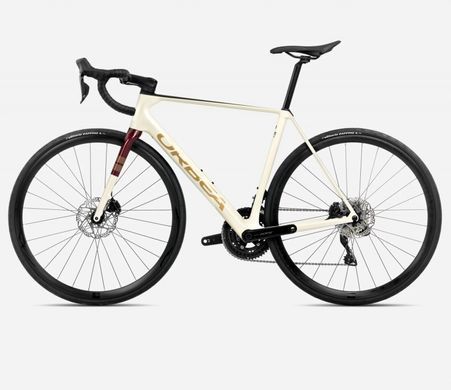 Велосипед Orbea ORCA M30i 53 Ivory White-Burgundy (Gloss)-Vulcano (Matt)