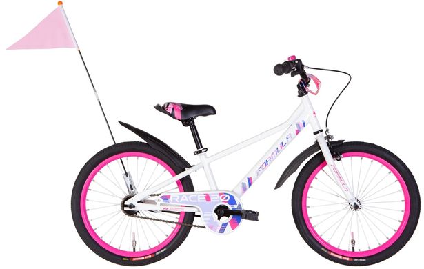 Велосипед 20" Formula RACE 2022 (белый с розовым)