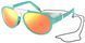 Окуляри Scott Cervina, Teal blue/White/Red chrome 1 з 4
