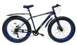 Велосипед Cross 26*4,9" Defender 2024 Рама-19" black-blue