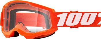 Мотоокуляри Ride 100% STRATA 2 Goggle Orange - Clear Lens, Clear Lens