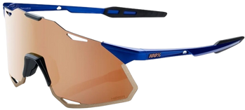 Велоокуляри Ride 100% HYPERCRAFT XS - Gloss Cobalt Blue - HiPER Copper Mirror Lens, Mirror Lens