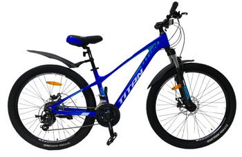 Велосипед Titan 26" Stricker 2024 Рама-14" blue-light blue