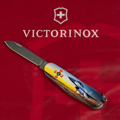 Ніж складаний Victorinox SPARTAN ARMY Літак + Емблема ПС ЗСУ, 1.3603.3.W3040p