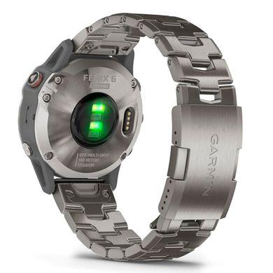 Смарт часы Garmin fenix 6 - Titanium with Vented Titanium Bracelet