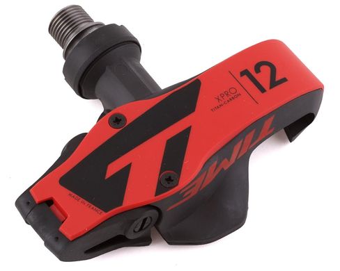 Педали Time XPro 12 road pedal, including ICLIC free cleats, Black/Red