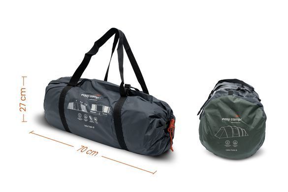 Палатка восьмиместная Easy Camp Leka Twin 8 (120493)