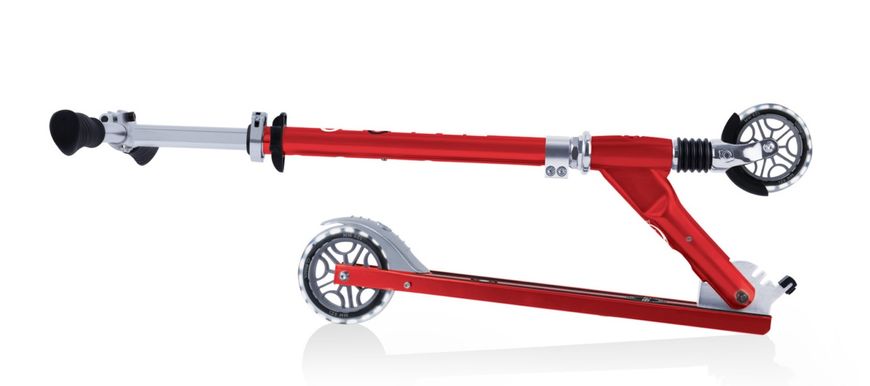 Самокат Globber FLOW ELEMENT COMFORT LIGHTS, червоний, колеса з підсвіткою 100кг 5+