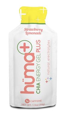 Гель енергетичний HUMA Plus Strawberry & Lemonade (полуниця, лимонад) з електролітами і кофеїном