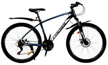 Велосипед Cross 27" Tracker, рама 17" black-blue