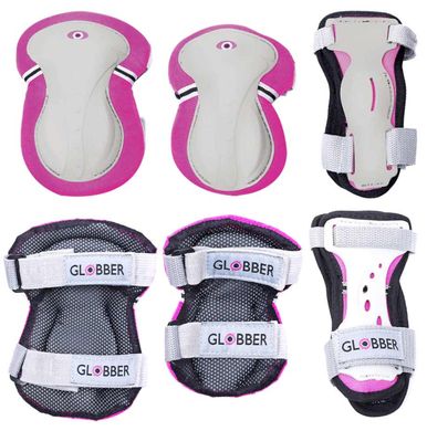 Комплект защитный детский Globber, розовый, для ребенка 25-50кг