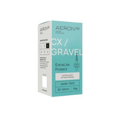 Камера Aeron TPU CX/Gravel ExtraLite Protect 56г 32-52 Presta 42 650B - 700C