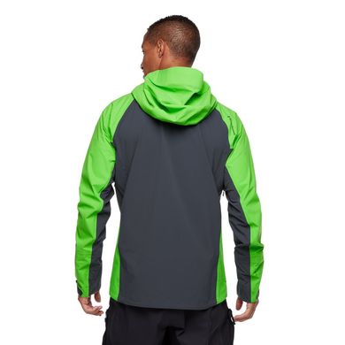 Чоловіча куртка Soft Shell Black Diamond Dawn Patrol Hybrid Shell (Vibrant Green, XL)