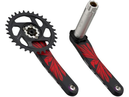 Шатуны SRAM set X01 Eagle Boost 148 DUB 12s 175 w Direct Mount 32T X-SYNC 2 Chainring Lunar Oxy (DUB Cups/Bearings not included) C2