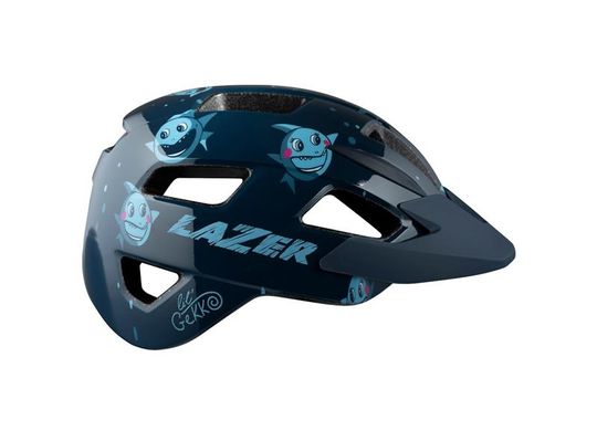 Шлем LAZER Lil Gekko детский, темно-синий с акулами