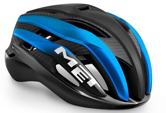 Шлем Met TRENTA 3K CARBON CE BLACK BLUE METALLIC/MATT GLOSSY 56-58 cm