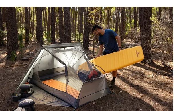Самонадувающийся коврик Sea to Summit Pursuit Plus SI Mat (Zinnia Orange, Large)