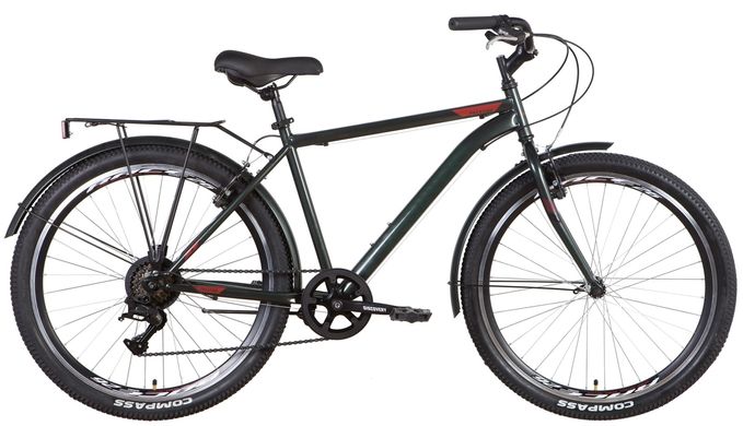 Велосипед 26" Discovery PRESTIGE MAN 2022 (темно-зеленый)