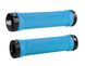 Грипсы ODI Ruffian MTB Lock-On Bonus Pack Bright Blue w/Black Clamps, синие с черными замками