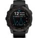 Смарт часы Garmin fenix 7 Sapph Solar, Carbon Gray DLC Ti w/Black Band, GPS 4 из 7