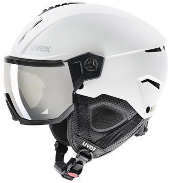 Горнолыжный шлем Uvex INSTINCT VISOR S5662605005 white-blk matt (56-58)