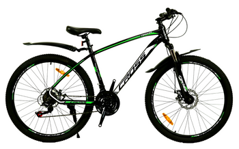 Велосипед Cross 27" Tracker, рама 17" black-green