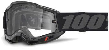 Окуляри 100% ACCURI 2 ENDURO MTB Goggle [Black], Dual Clear Lens