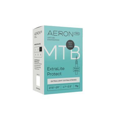 Камера Aeron TPU MTB ExtraLite Protect 78г 1,7"-2,5" Presta 42 27,5" - 29"