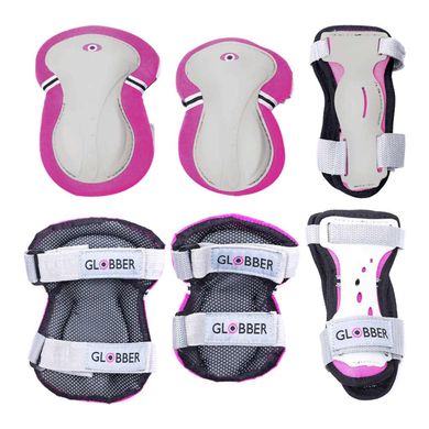 Комплект защитный детский Globber, розовый, для ребенка до 25кг
