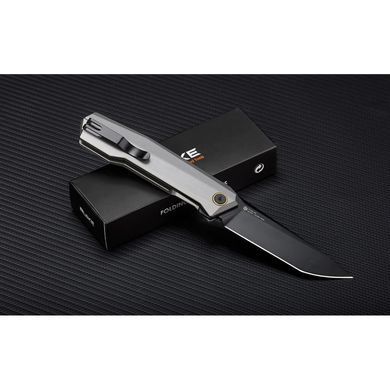 Ніж складаний Ruike P166-AК, (9.2 см) 14C28N / Aluminum сірий