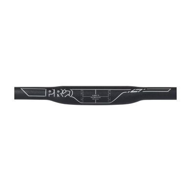 Руль PRO шоссейный эрго LT 44cm/31.8mm, черный