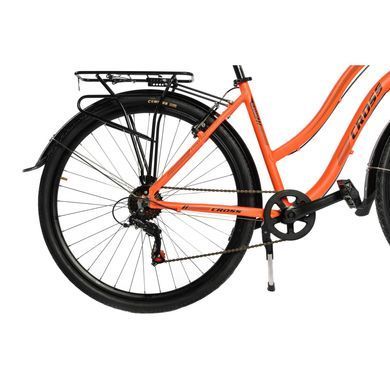 Велосипед Cross 28" Elegant 2024 Рама-18" orange-black