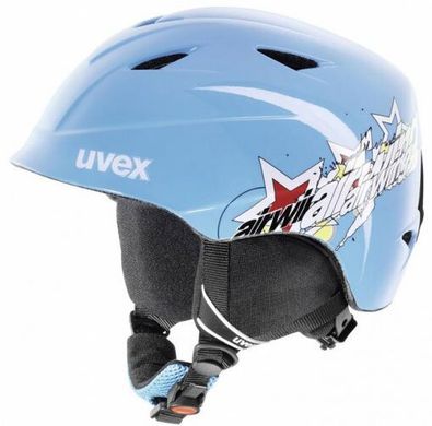 Гірськолижний шолом Uvex AIRWING II blue shiny XXXS-XXS