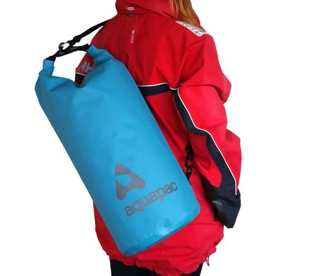 Гермомешок Aquapac с ремнем через плечо Trailproof Drybag - 25L (blue) w/strap синий
