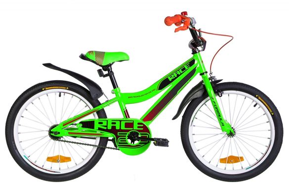 Велосипед 20" Formula RACE 2020, зелено-черный с красным