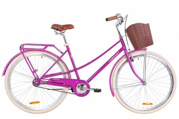 Велосипед 28" Dorozhnik COMFORT FEMALE , 2020, фиолетовый